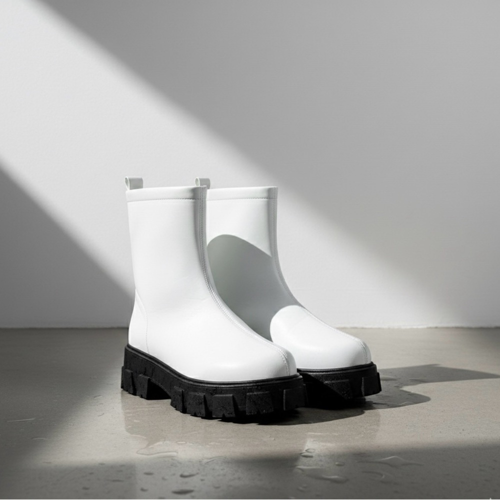 White Platform Boots